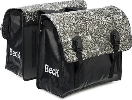 Beck Classic Dubbele Fietstas – 46 Liter – Blackish Pattern