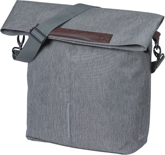 Basil City Fietsshopper met Hook-On Systeem – Zwart