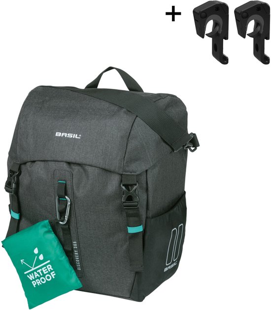 Basil Discovery 365D Enkele Fietstas Zwart