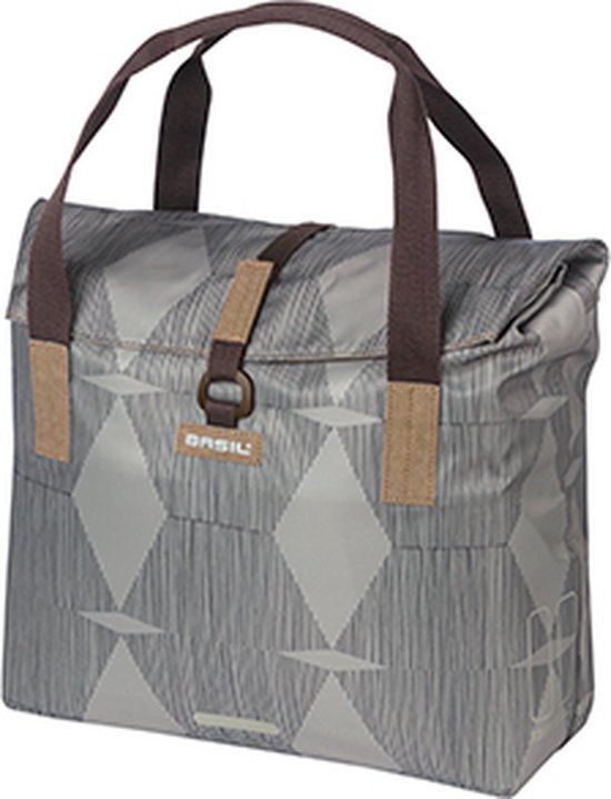 Basil Elegance Fietsshopper – Eco-vriendelijk Zwart