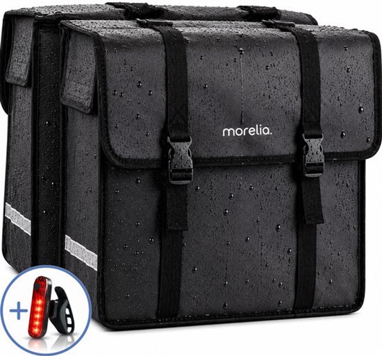 Morelia® Waterdichte Fietstas XL 52L Zwart